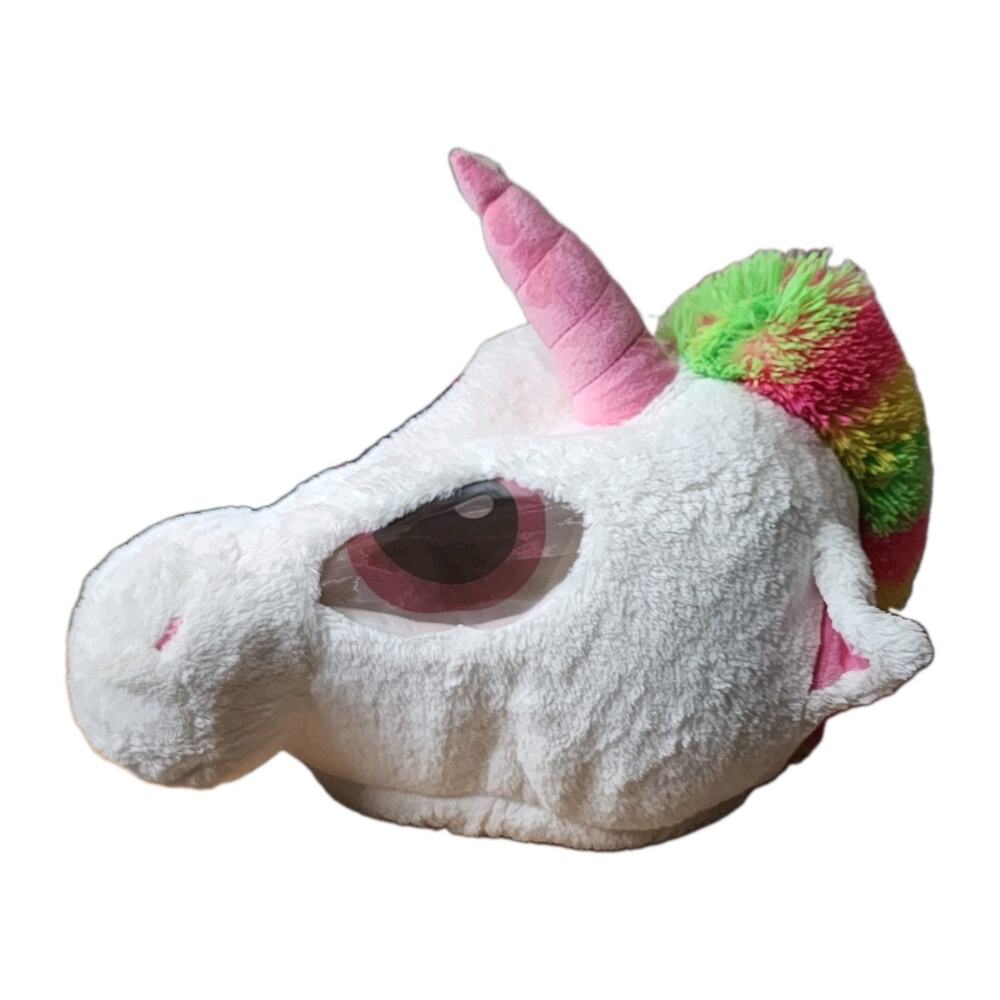 DanDee Unicorn Mascot Costume Cosplay Furry Halloween Horse Pony Plush Head Prop
